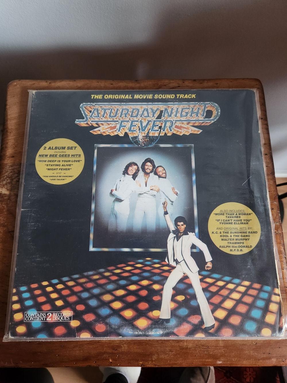 Saturday Night Fever Original Movie Soundtrack Vinyl - Black with Multicolor Art